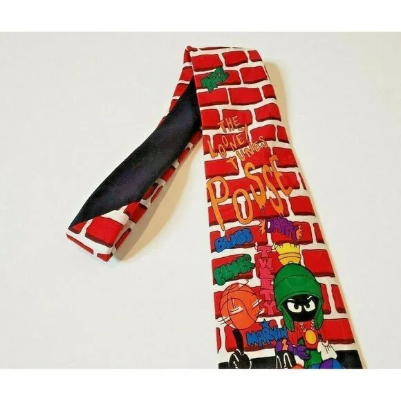 The Looney Tunes Posse 90s Vintage Necktie Tie - Picture 4 of 7